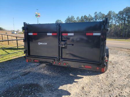 New 2025 Delco Trailers D3 16' x 83" Dump Trailer 3ft Wall