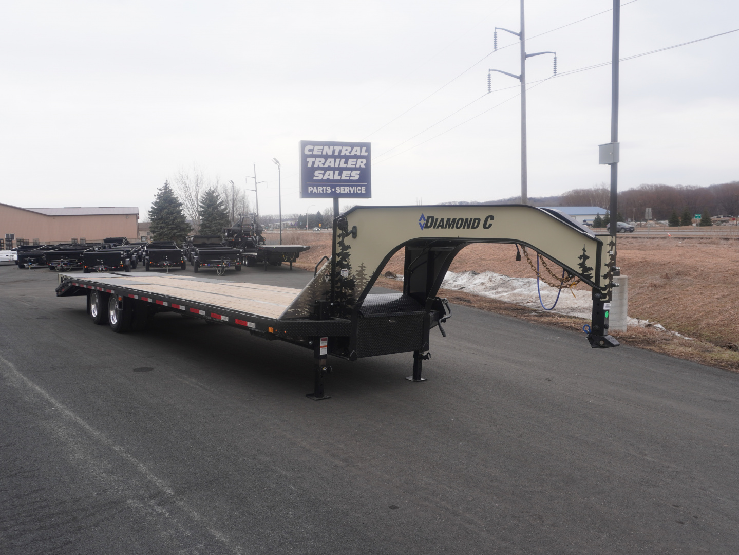 New 2026 Diamond C Trailers Fmax212 32' Gooseneck Deckover Trailer