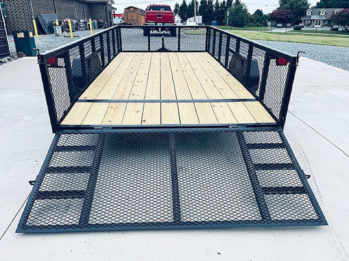 New 2026 Nolan 7X14 Utility Trailer w/2ft Mesh 3K