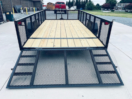 New 2026 Nolan 7X14 Utility Trailer w/2ft Mesh 3K