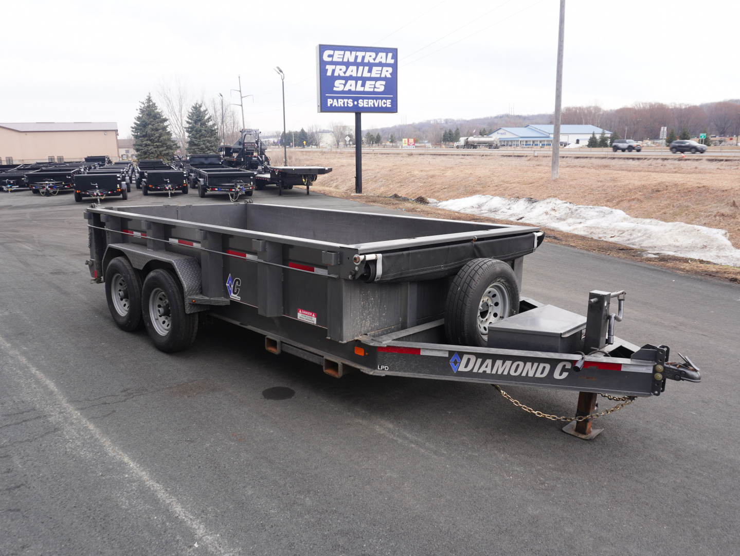 Used 2019 Diamond C Trailers 82"x14' Dump Trailer