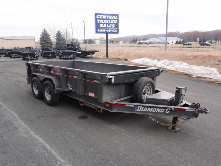 Used 2019 Diamond C Trailers 82"x14' Dump Trailer