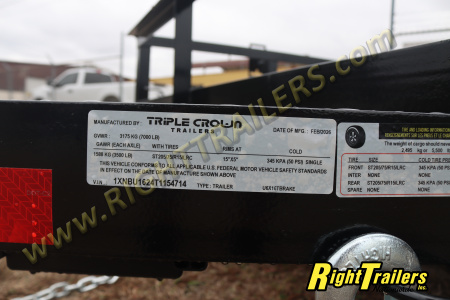 New 2026 6X16 Triple Crown UTILITY Trailer