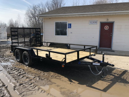 New 2026 Load Trail 16' 7K W/ HD GATE Landscape Trailer