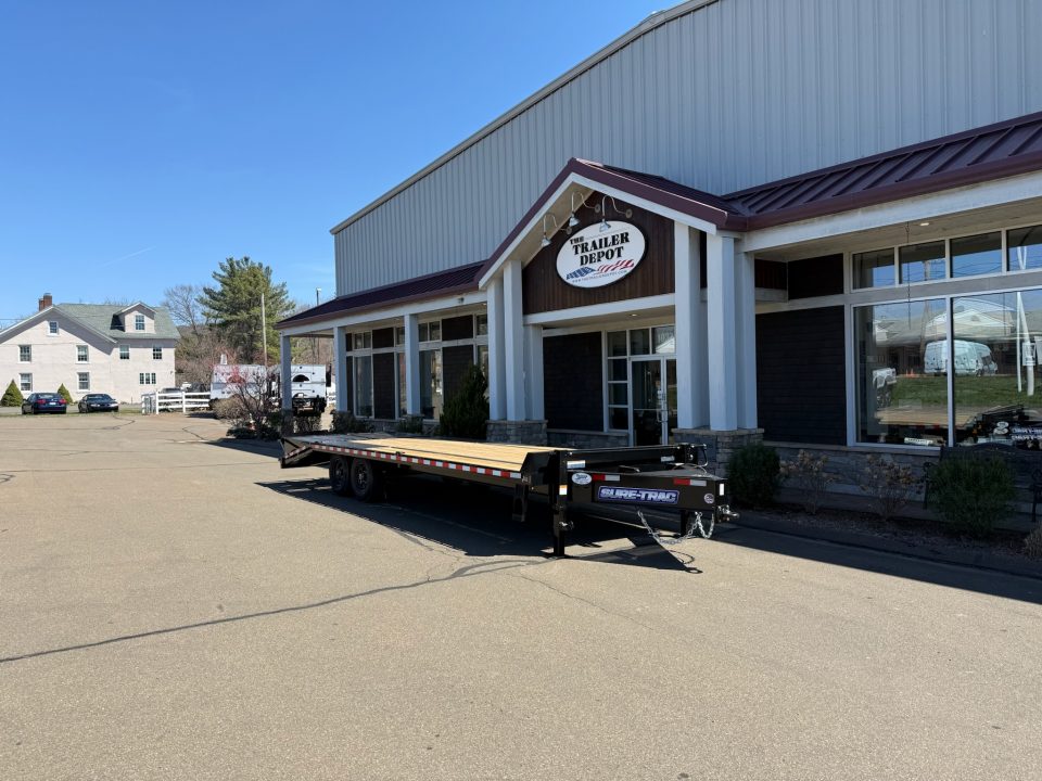 New SURE-TRAC 8'6" x 25' HEAVY DUTY LOW PROFILE DECKOVER TRAILER 15K