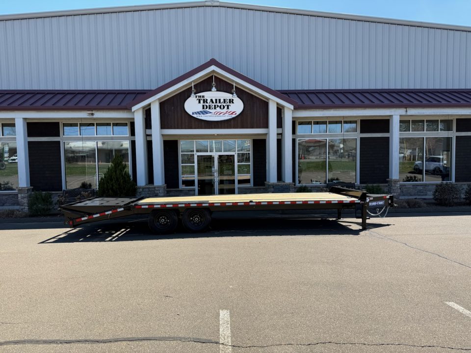 New SURE-TRAC 8'6" x 25' HEAVY DUTY LOW PROFILE DECKOVER TRAILER 15K