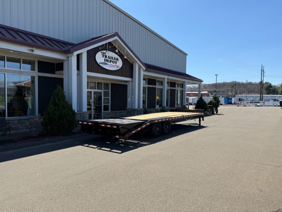 New SURE-TRAC 8'6" x 25' HEAVY DUTY LOW PROFILE DECKOVER TRAILER 15K
