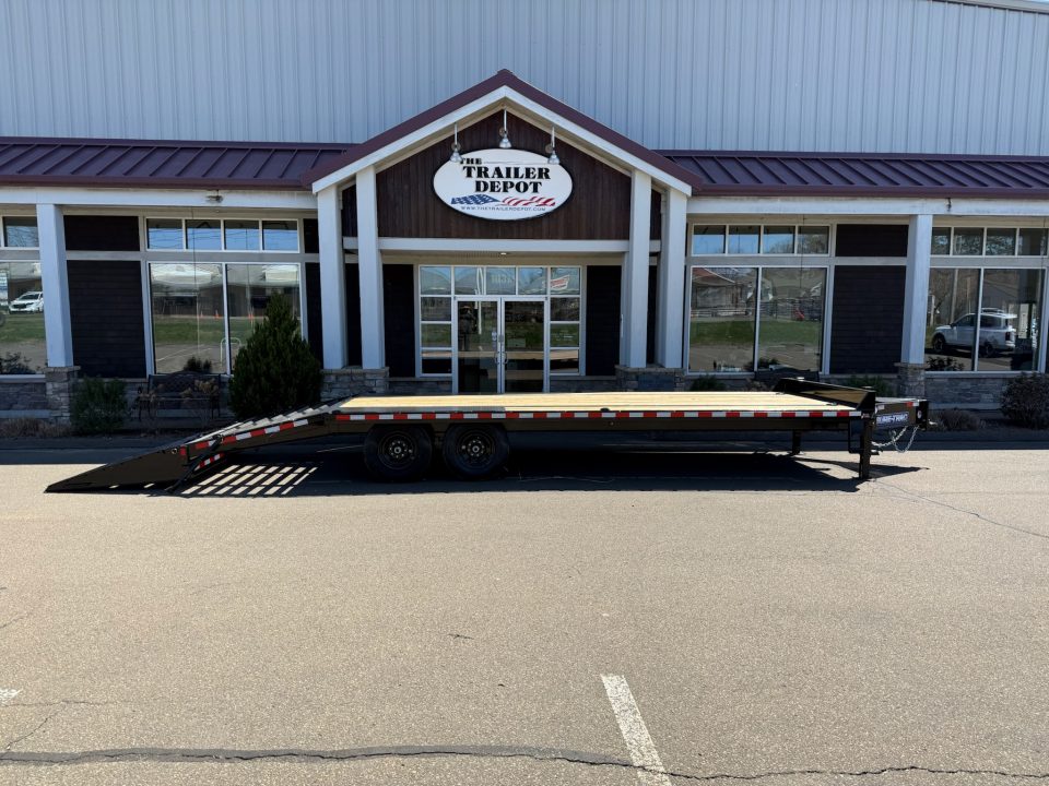 New SURE-TRAC 8'6" x 25' HEAVY DUTY LOW PROFILE DECKOVER TRAILER 15K