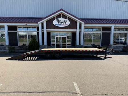 New SURE-TRAC 8'6" x 25' HEAVY DUTY LOW PROFILE DECKOVER TRAILER 15K