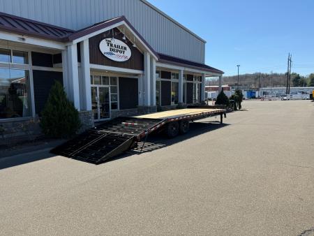 New SURE-TRAC 8'6" x 25' HEAVY DUTY LOW PROFILE DECKOVER TRAILER 15K