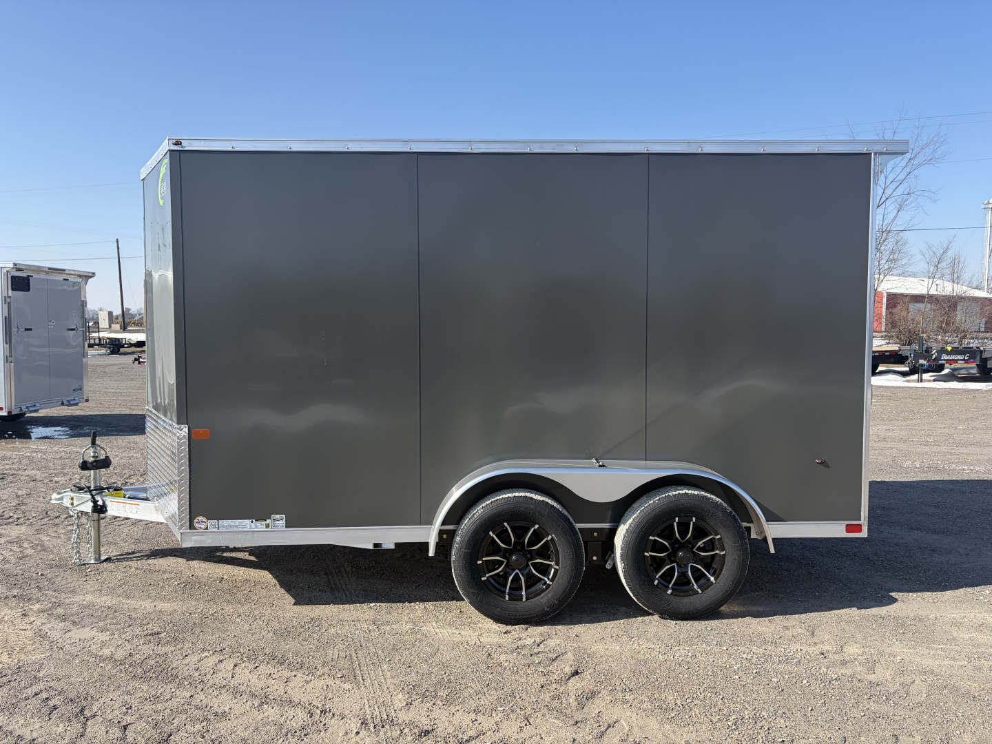 New 2026 NEO Trailers NAVLE127T (7' X 12') 7K V-Nose Cargo / Enclosed Trailer