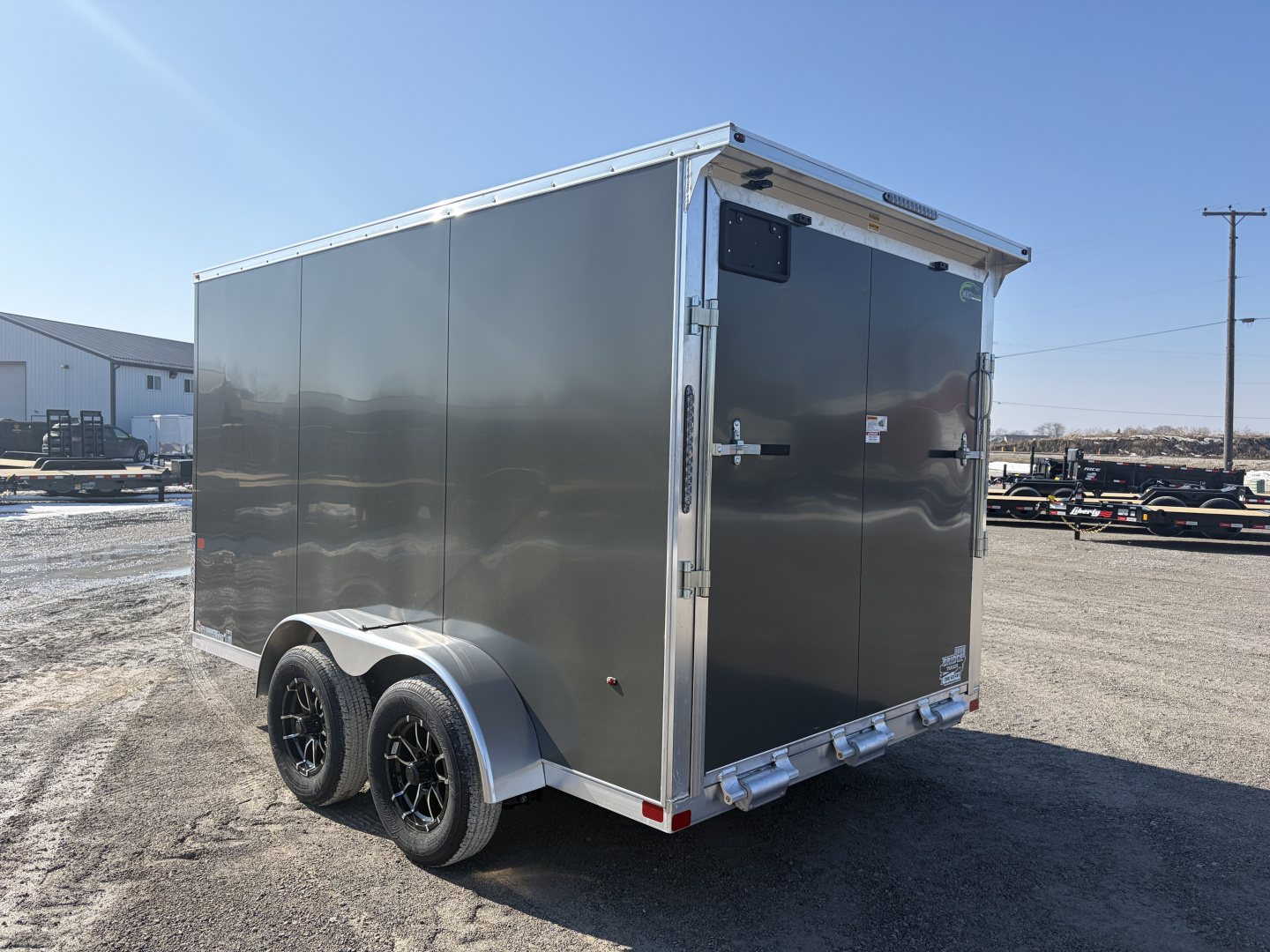 New 2026 NEO Trailers NAVLE127T (7' X 12') 7K V-Nose Cargo / Enclosed Trailer