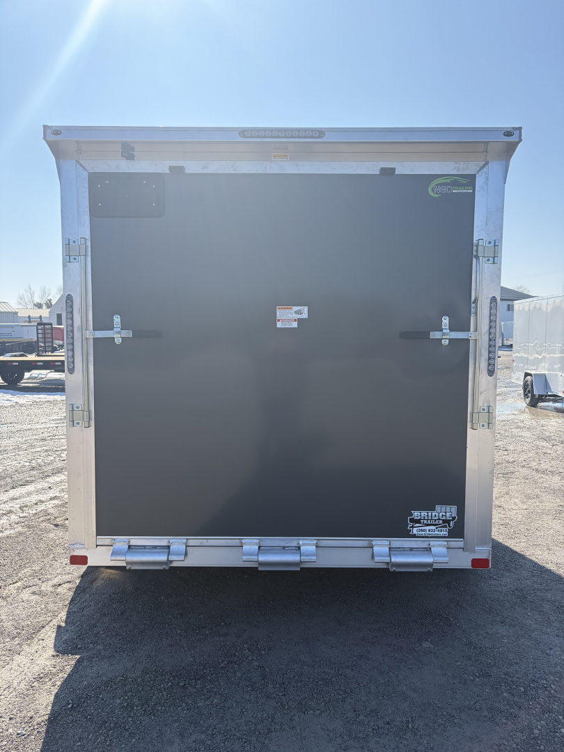 New 2026 NEO Trailers NAVLE127T (7' X 12') 7K V-Nose Cargo / Enclosed Trailer