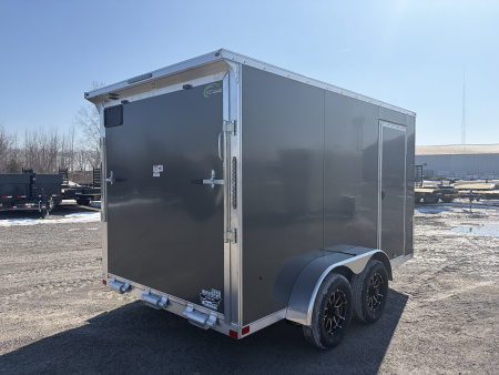 New 2026 NEO Trailers NAVLE127T (7' X 12') 7K V-Nose Cargo / Enclosed Trailer