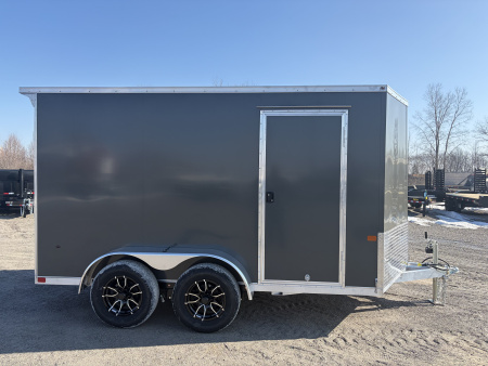 New 2026 NEO Trailers NAVLE127T (7' X 12') 7K V-Nose Cargo / Enclosed Trailer
