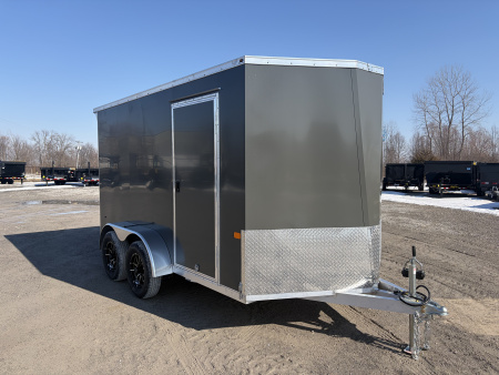New 2026 NEO Trailers NAVLE127T (7' X 12') 7K V-Nose Cargo / Enclosed Trailer