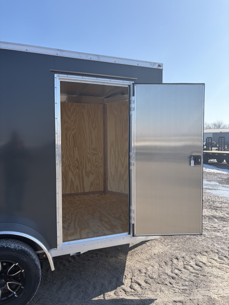New 2026 NEO Trailers NAVLE127T (7' X 12') 7K V-Nose Cargo / Enclosed Trailer