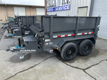 New 2026 PJ Trailers D5 5X8-18+18 7K Dump Trailer
