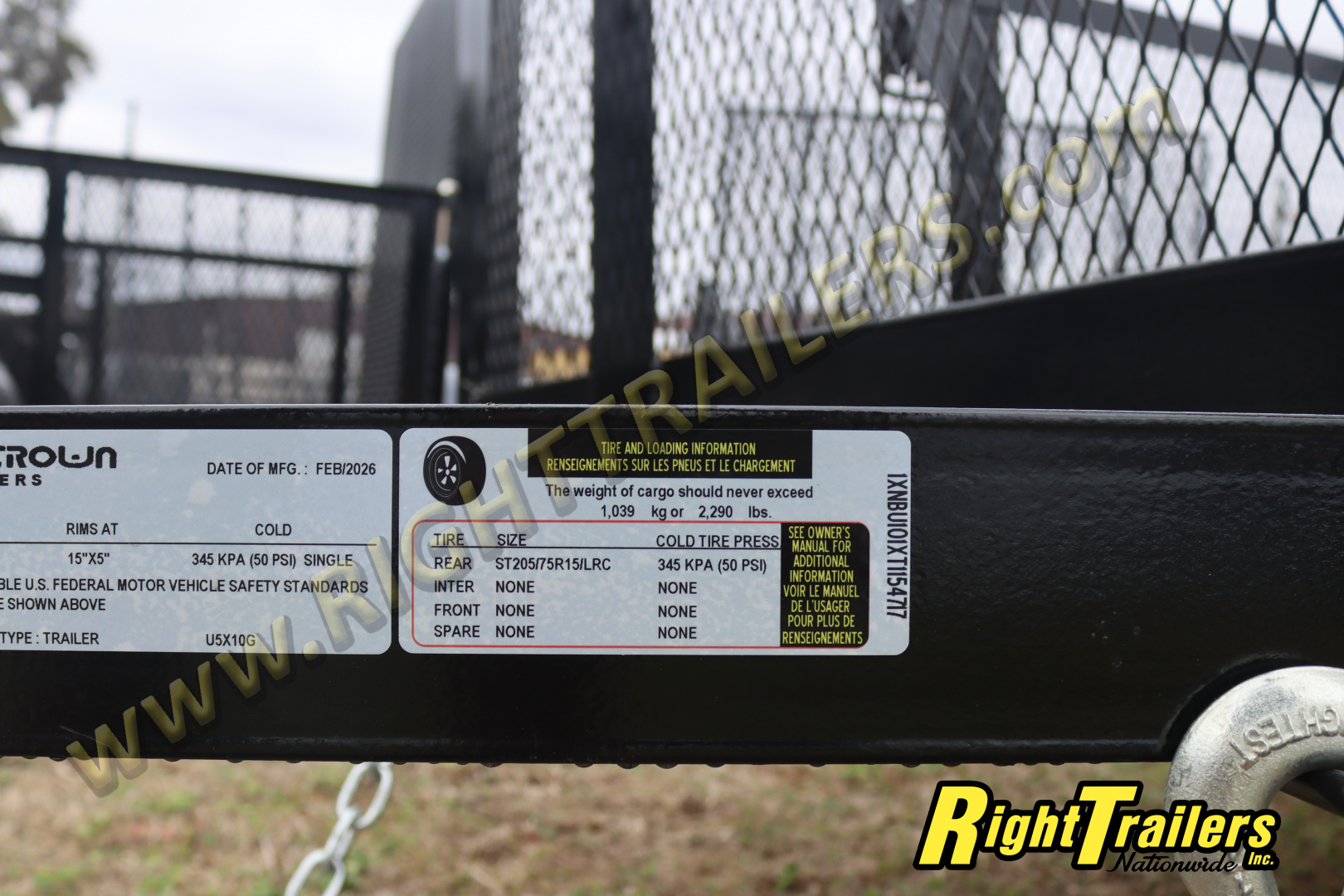 New 2026 5X10 Triple Crown UTILITY Trailer