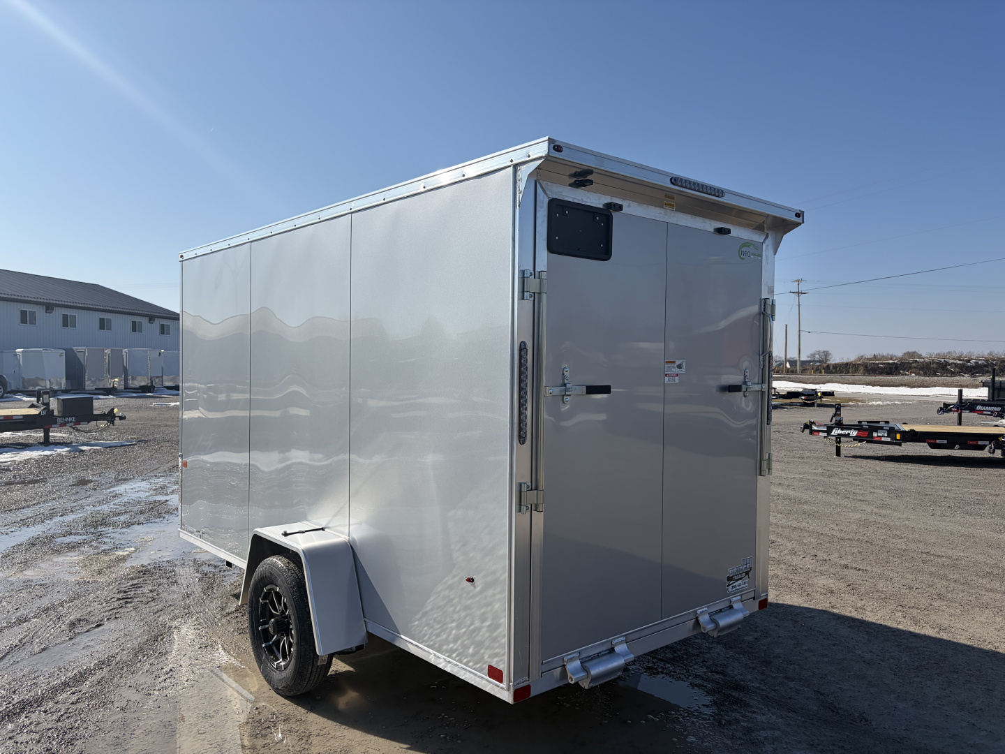 New 2026 NEO Trailers NAVLE126-6 (6' x 12') 2.9K V-Nose Cargo / Enclosed Trailer