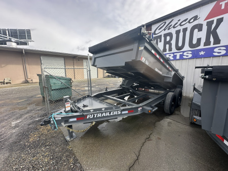 New 2026 PJ Trailers DL 7X14X2 Dump Trailer