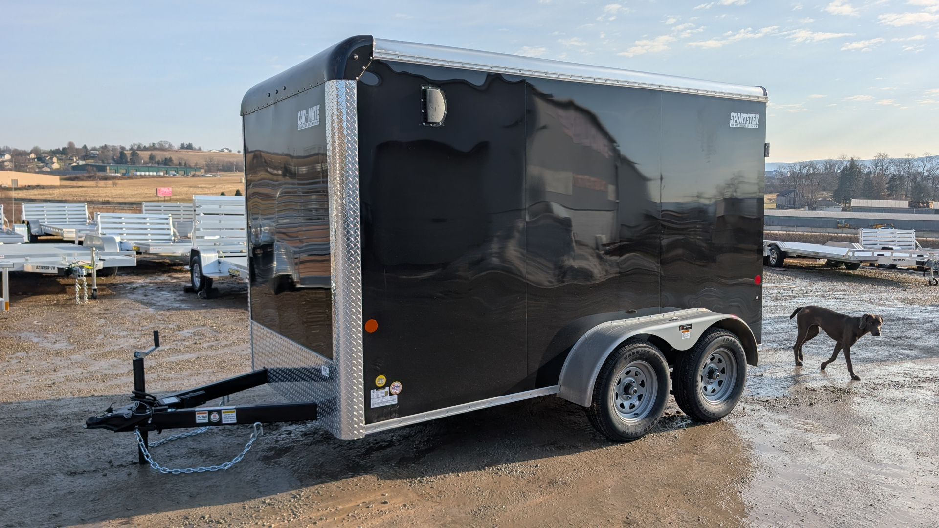 New 2026 Car Mate 6x12 HD Sportster Cargo w/ Ramp (6" Add'l Height)
