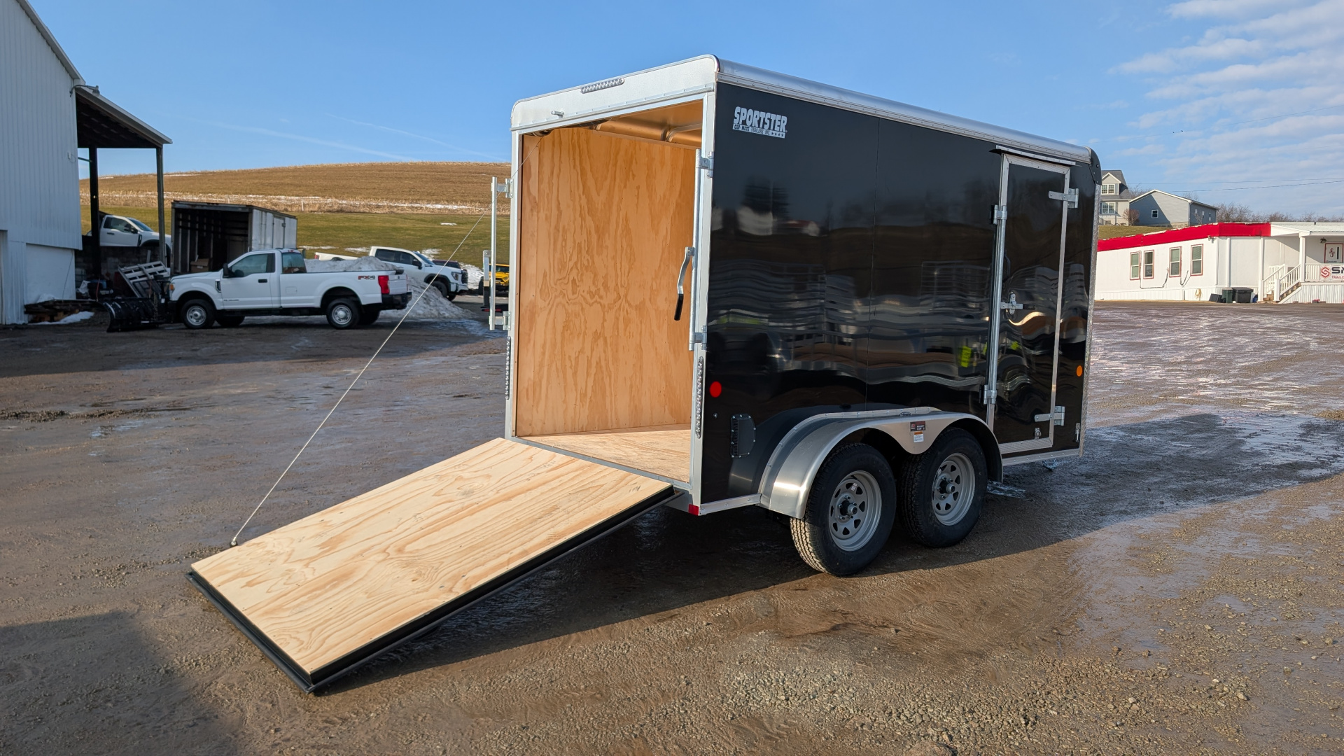 New 2026 Car Mate 6x12 HD Sportster Cargo w/ Ramp (6" Add'l Height)