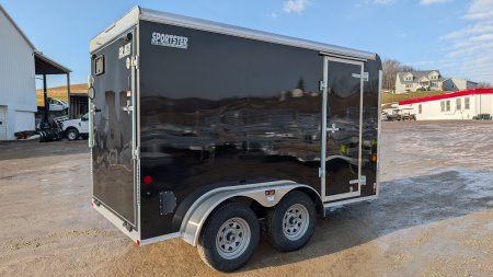 New 2026 Car Mate 6x12 HD Sportster Cargo w/ Ramp (6" Add'l Height)