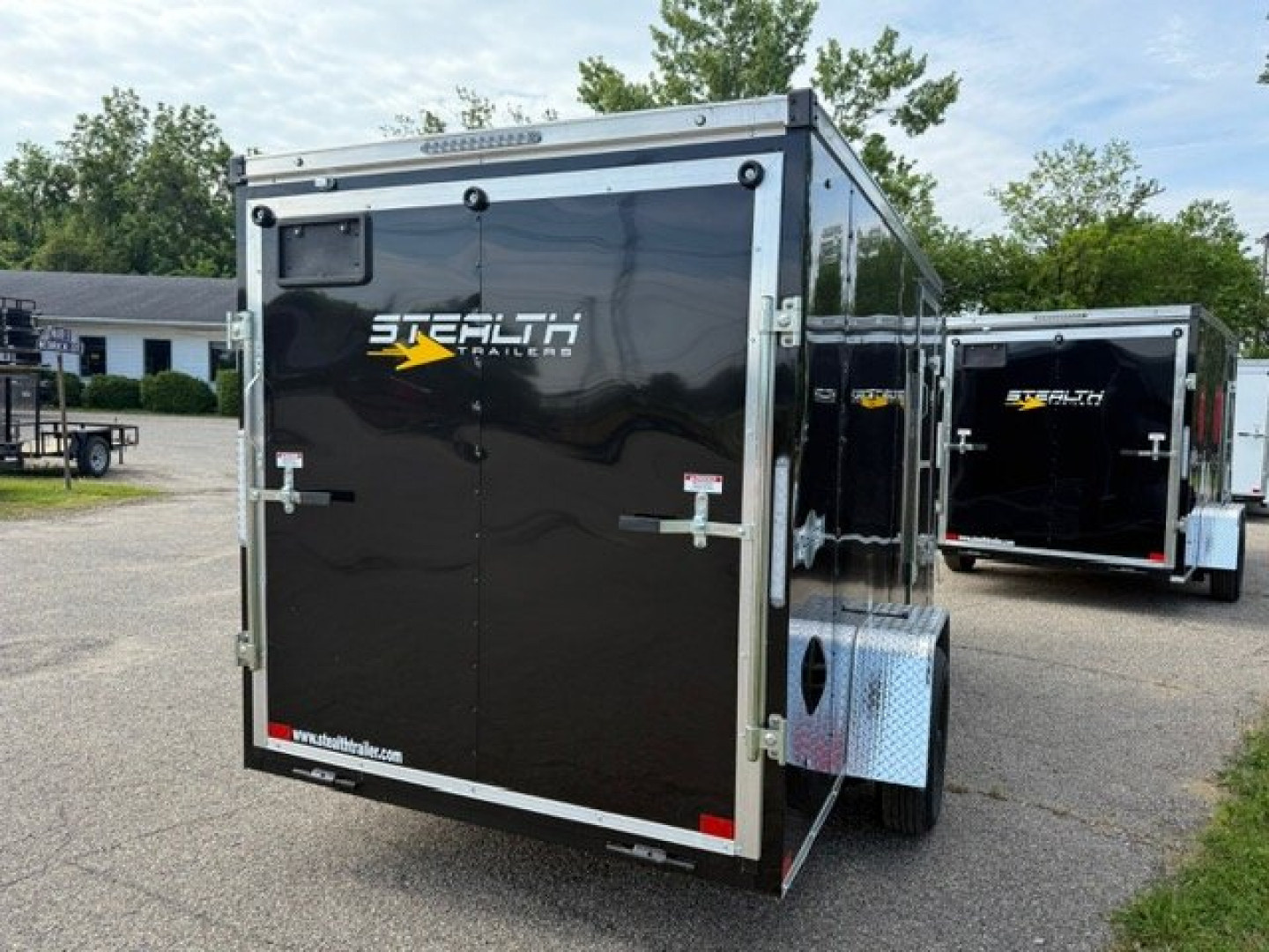 New 2026 6 x 12 Stealth Enclosed Trailer with Ramp