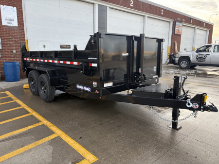 New 2026 Sure-Trac 82 IN x 14 HD Low Profile Dump Trailer 14K Telescopic Dump Trailer