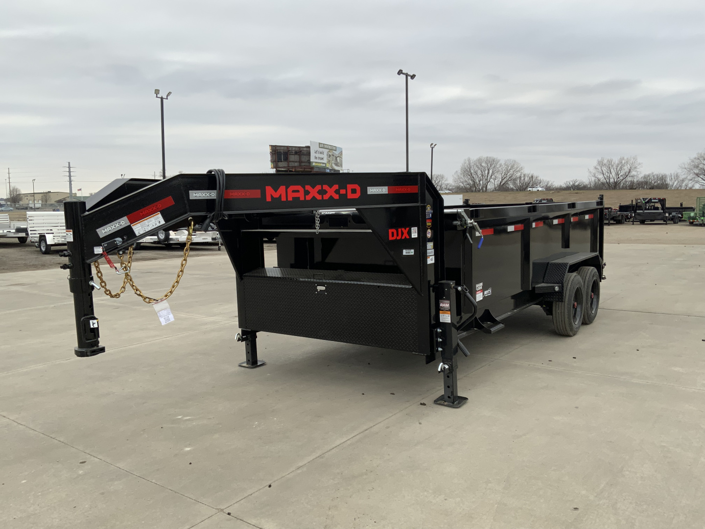 New 2026 MAXX-D DJX 83 X 16 Dump Trailer
