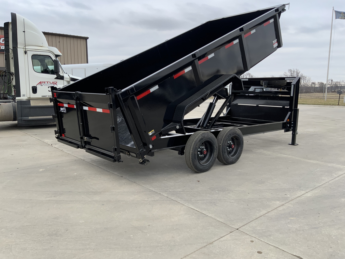 New 2026 MAXX-D DJX 83 X 16 Dump Trailer