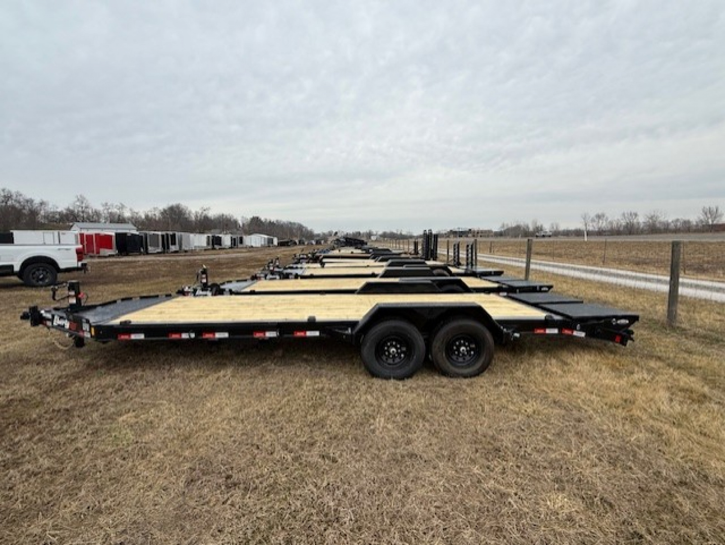 New 2026 Liberty 83”x19'+3’ 14K W/ MAMMOTH RAMPS Equipment Trailer