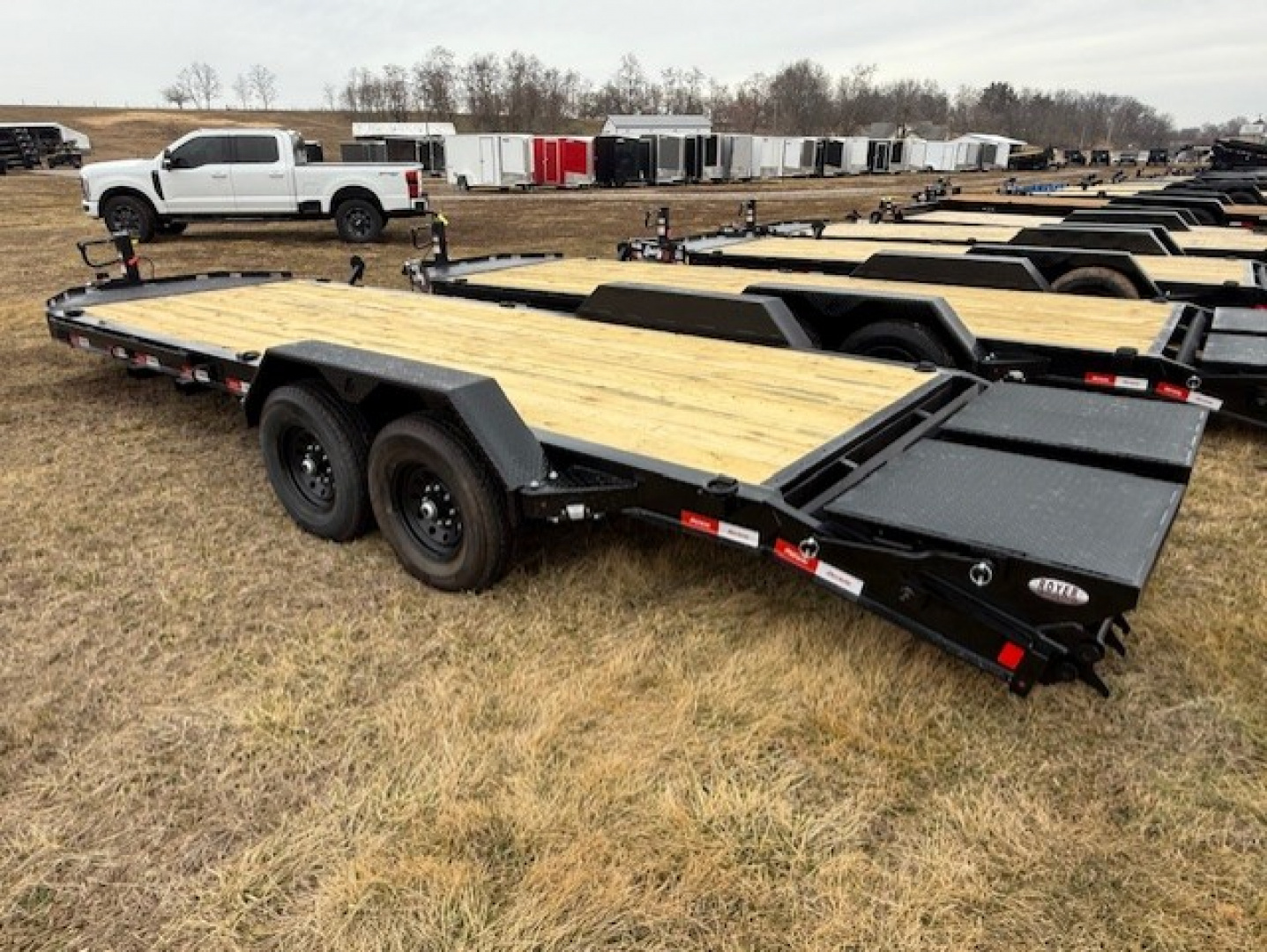 New 2026 Liberty 83”x19'+3’ 14K W/ MAMMOTH RAMPS Equipment Trailer