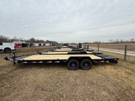 New 2026 Liberty 83”x19'+3’ 14K W/ MAMMOTH RAMPS Equipment Trailer