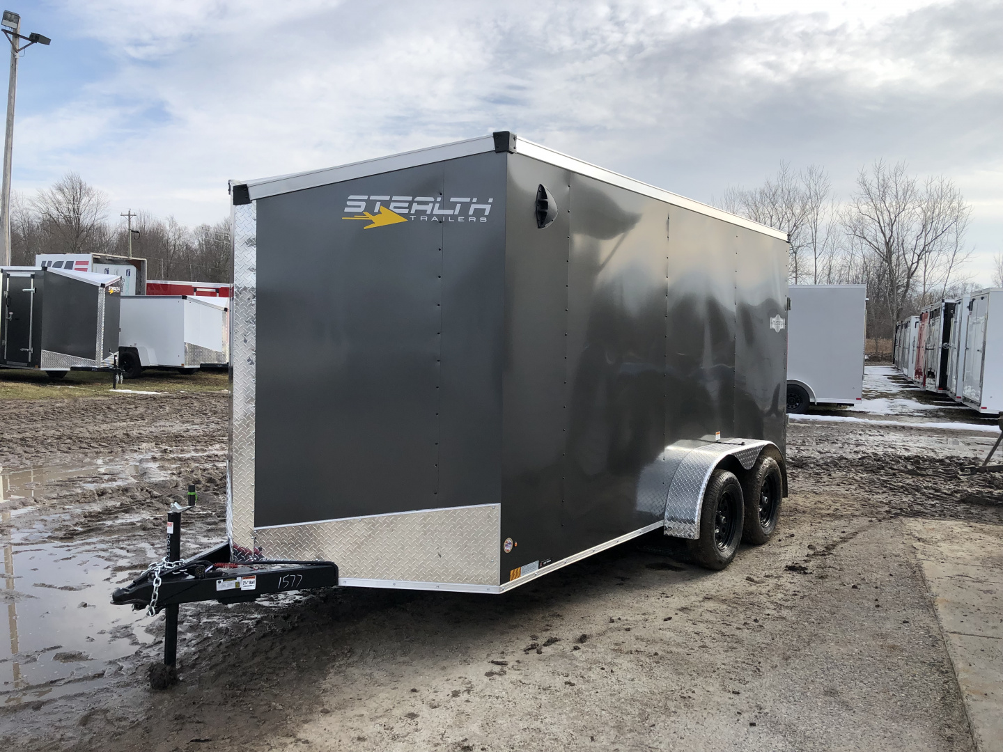 New 2026 Stealth Trailers 7X14 W/ 78" INTERIOR Cargo / Enclosed Trailer