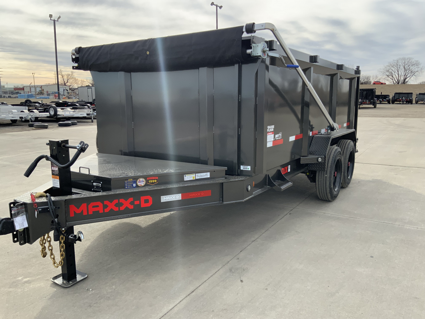 New 2026 MAXX-D DJX 83 X 14 Dump Trailer