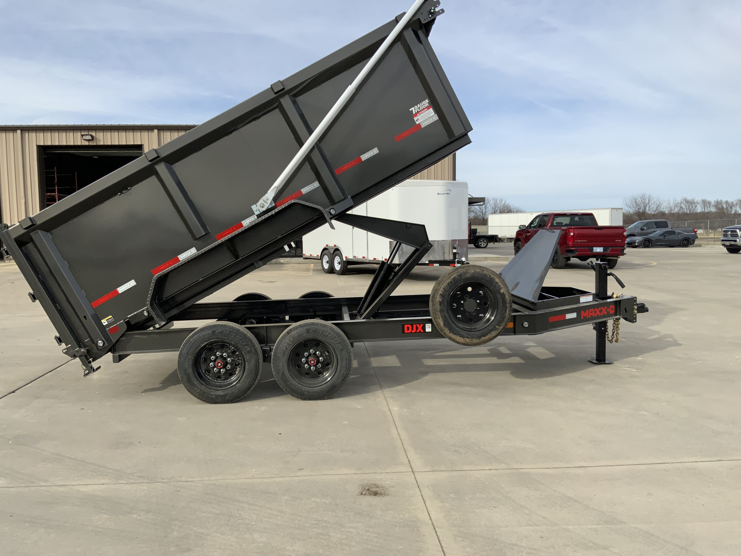 New 2026 MAXX-D DJX 83 X 14 Dump Trailer