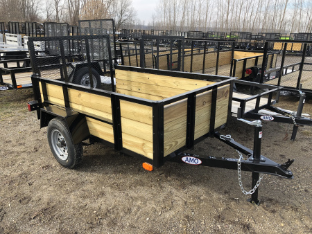New 2026 AMO 4X6 WOODSIDE Landscape Trailer