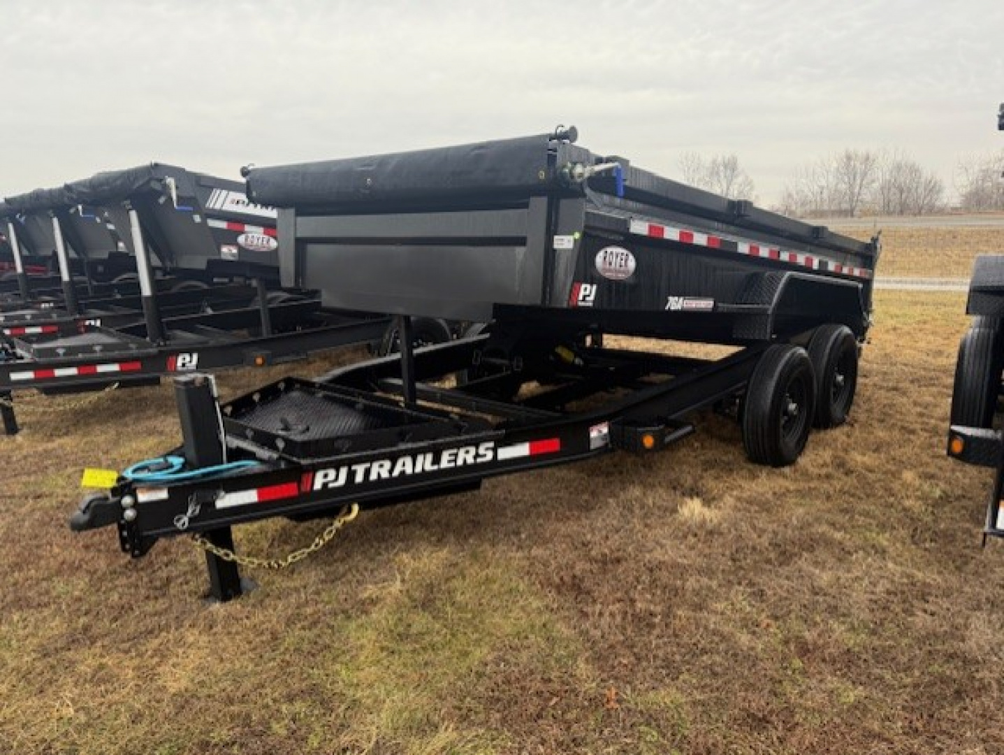 New 2026 PJ Trailers PJ 14K Low-Profile (DL) 83"x14' w/ HYDRAULIC JACK Dump Trailer