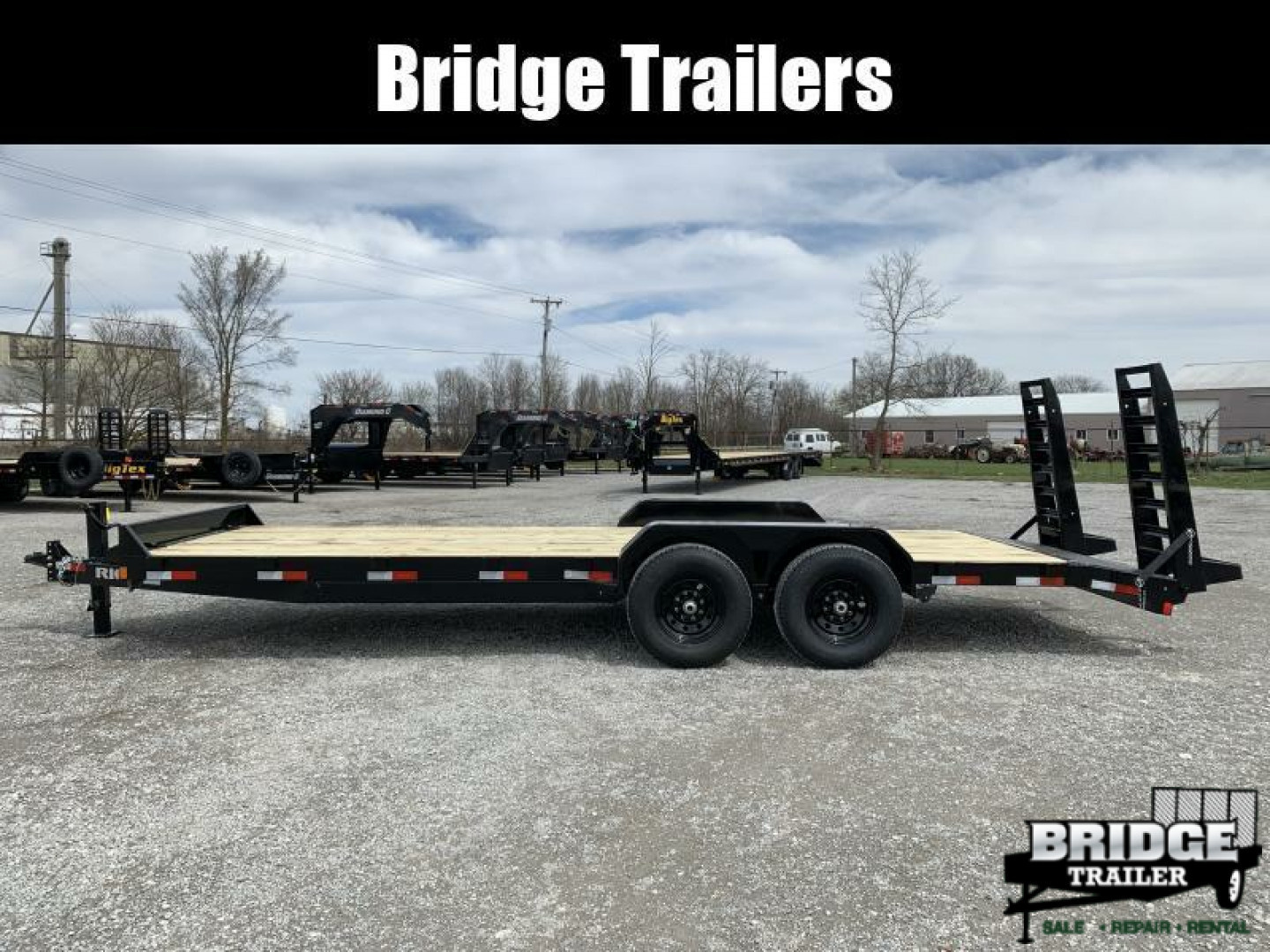 New 2026 Rice Trailers FMEHR8222 (82" X 22') 14K Magnum Equipment Trailer
