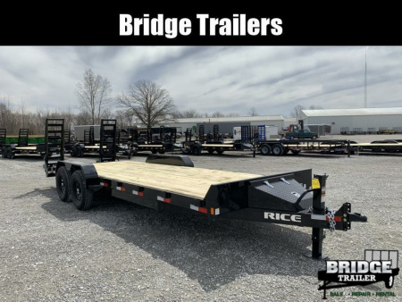 New 2026 Rice Trailers FMEHR8222 (82" X 22') 14K Magnum Equipment Trailer