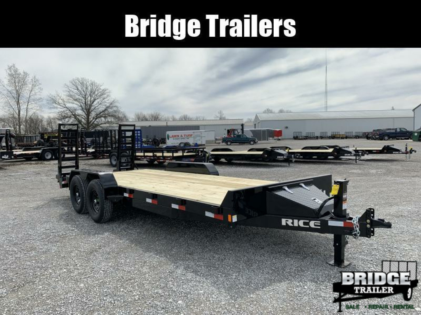 New 2026 Rice Trailers FMEHR8220 (82" X 20') 14K Magnum Equipment Trailer