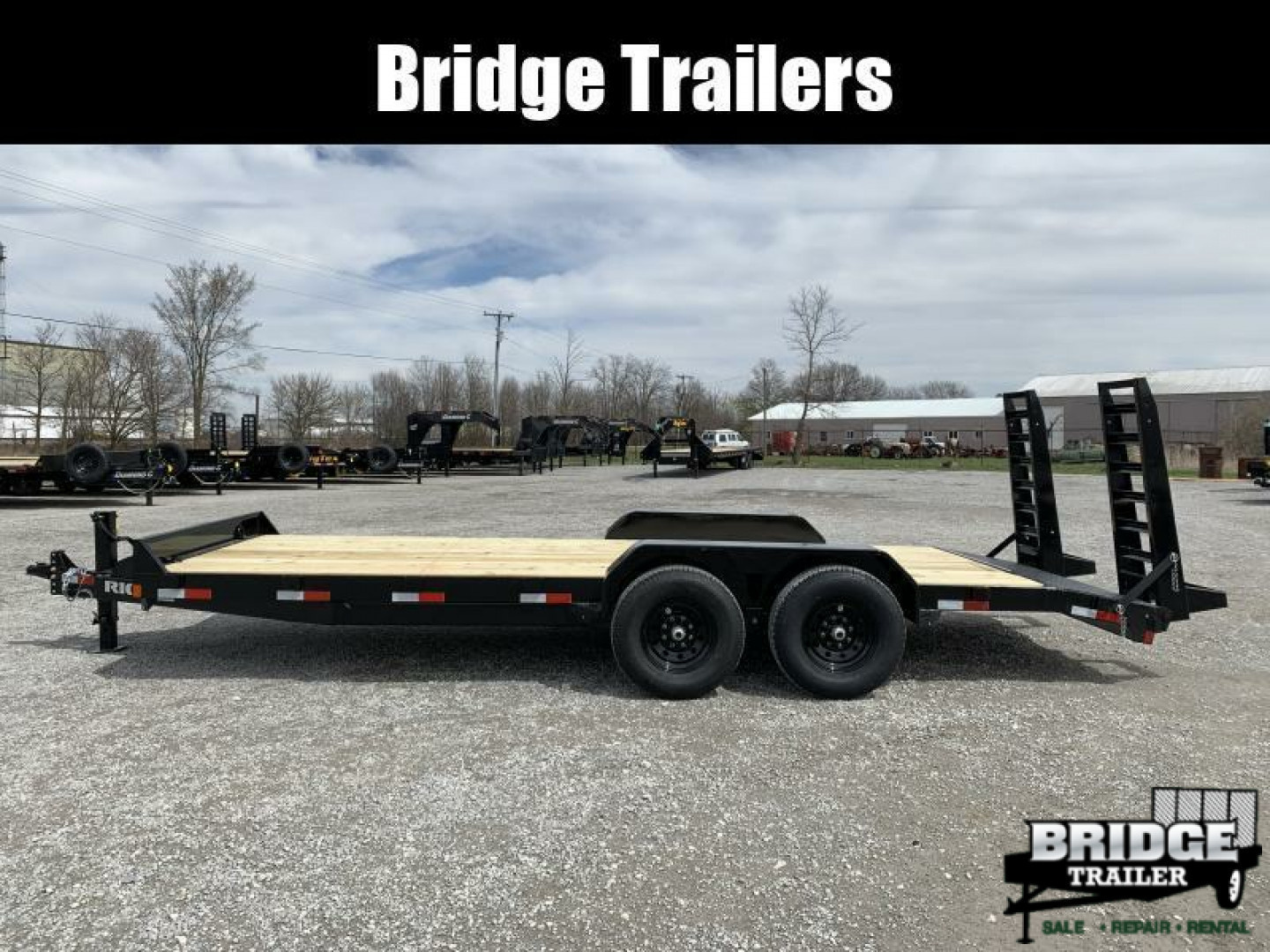 New 2026 Rice Trailers FMEHR8220 (82" X 20') 14K Magnum Equipment Trailer