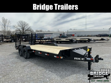 New 2026 Rice Trailers FMEHR8220 (82" X 20') 14K Magnum Equipment Trailer