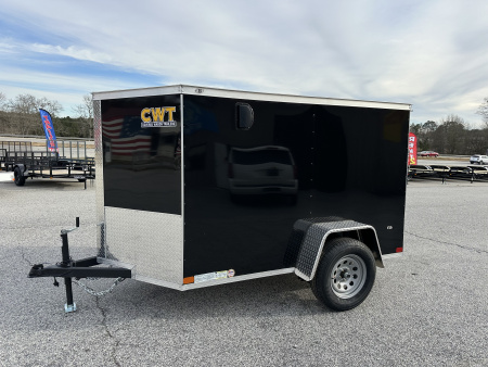 New 2026 COVERED WAGON 5X8 SINGLE AXLE ENCLOSED TRAILER