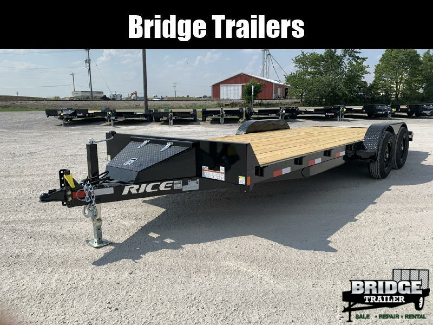 New 2026 Rice Trailers FMCMR8222 (82" X 20' +2') 9.9K Magnum Car Hauler / Racing Trailer