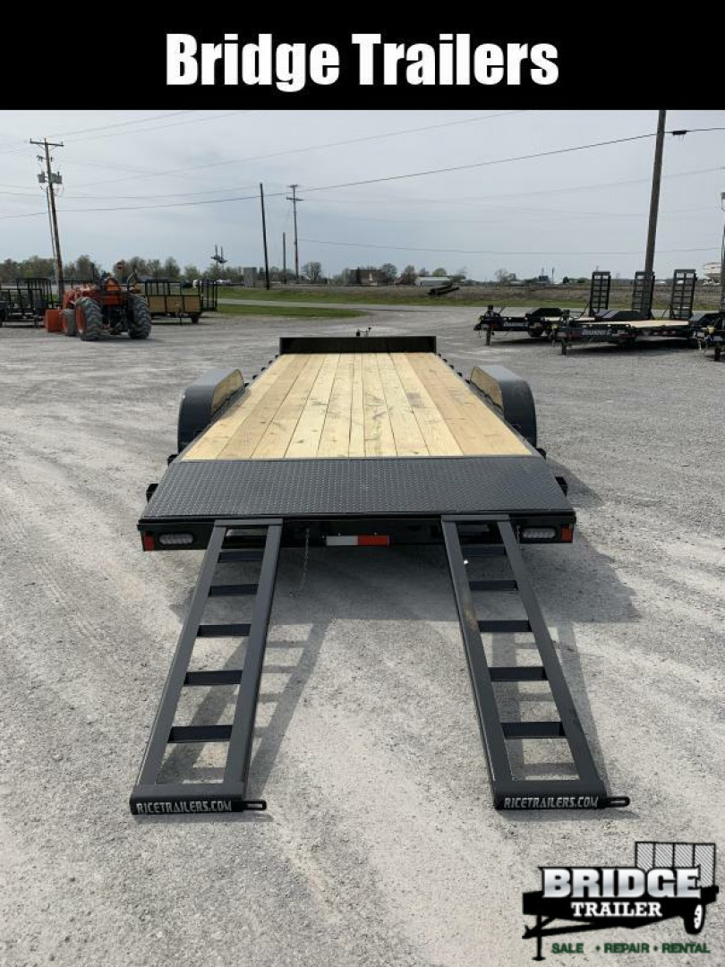 New 2026 Rice Trailers FMCMR8222 (82" X 20' +2') 9.9K Magnum Car Hauler / Racing Trailer