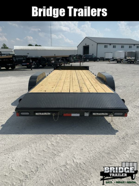New 2026 Rice Trailers FMCMR8222 (82" X 20' +2') 9.9K Magnum Car Hauler / Racing Trailer