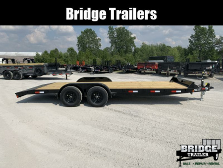 New 2026 Rice Trailers FMCMR8222 (82" X 20' +2') 9.9K Magnum Car Hauler / Racing Trailer
